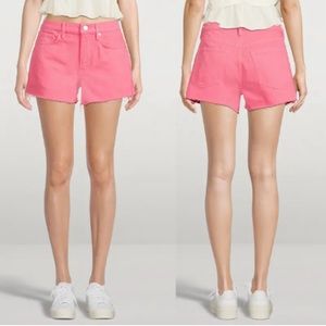 FRAME Le Brigette Women’s Denim Shorts in Hot Pink Sz 26